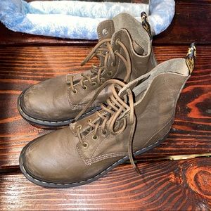 Olive doc martens